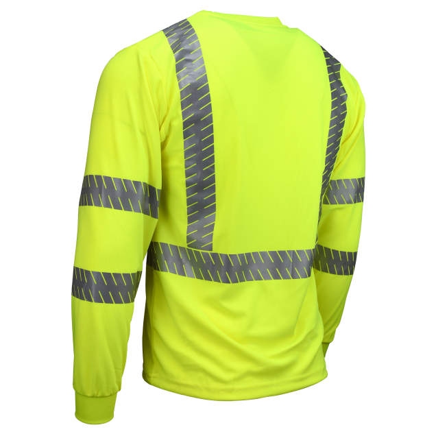 Radians ST24-3 Class 3 High Visibility Safety T-Shirt with Rad-Shade® UV Protection