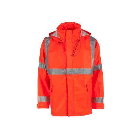 Neese 217AJ - Flex Arc Jacket with Attached Hood - Fluorescent Orange - Fluorescent Orange