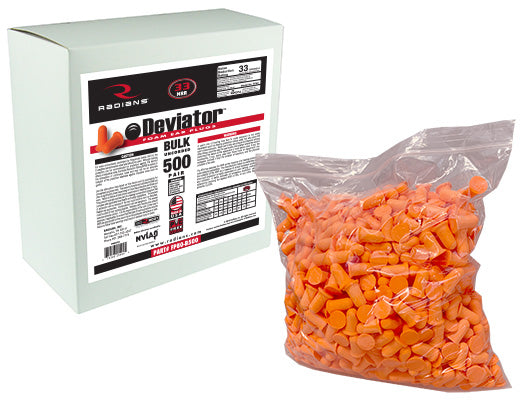 Radians FP80-B500 - Deviator® Foam Uncorded Earplug Dispenser Refill - 500 Pair - additional view