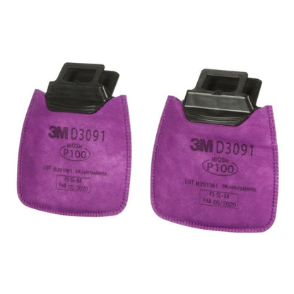 3M™ Secure Click™ Particulate Filter P100 D3091, 100 EA/Case