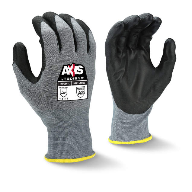 Radians RWG561 AXIS™ Cut Protection Level A2 PU Coated Glove