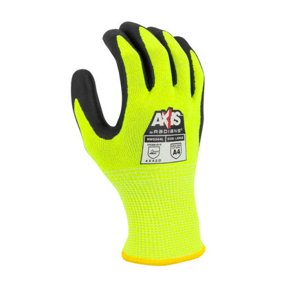 Radians RWG564 AXIS™ Cut Protection Level A4 High Visibility Work Glove