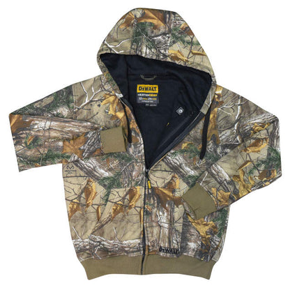 DEWALT Men's Heated REALTREE EDGE® Camouflage Hoodie Sweatshirt Kitted