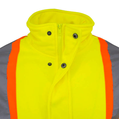 Radians SW01X-2 High Neck Zip Front X-Back Hooded Sweatshirt