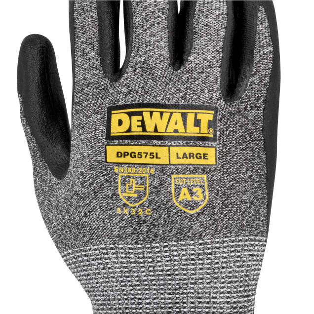 DEWALT DPG575 Foam Nitrile A3 Cut Glove