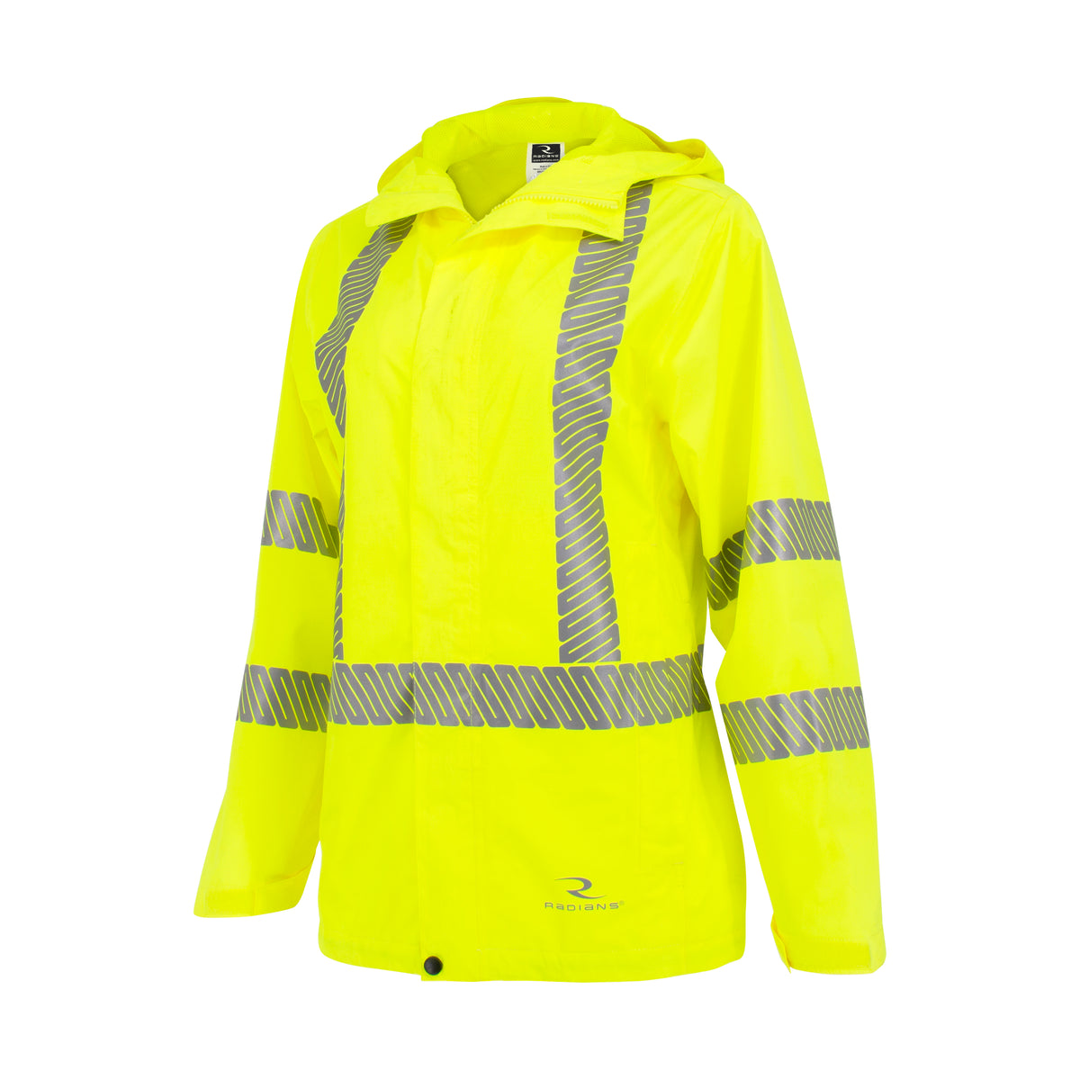 Radians RW12L-3 - RW12L Ladies Lightweight Rain Jacket - Hi-Vis Green