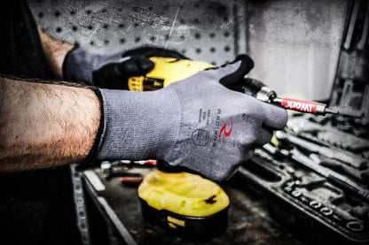 Radians RWG13 Nylon Shell Foam Nitrile Gripper Glove