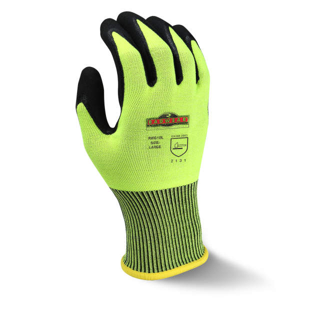 Radians RWG10 Radwear® Silver Series™ High Visibility Knit Dip Glove