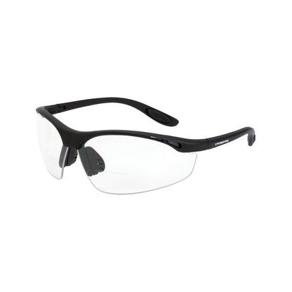 Crossfire TALON-MAG - Talon Magnifier Safety Eyewear - Matte Black Frame - Clear Lens - 1.5 Diopter - Matte Black / Clear