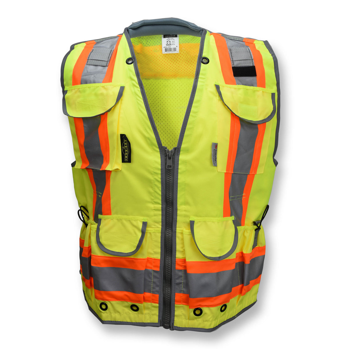 Radians SV55 - Class 2 Heavy Woven Two Tone Woven/Mesh Engineer Vest - additional view