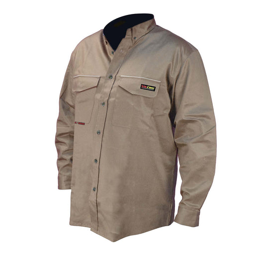Radians FRS-001 - VolCore® Long Sleeve Button Down FR Shirt - Khaki - Khaki
