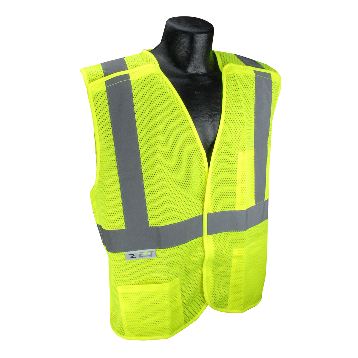 Radians SV4X - Economy Mesh X-Back Type R Class 2 Breakaway Safety Vest - Hi-Vis Green