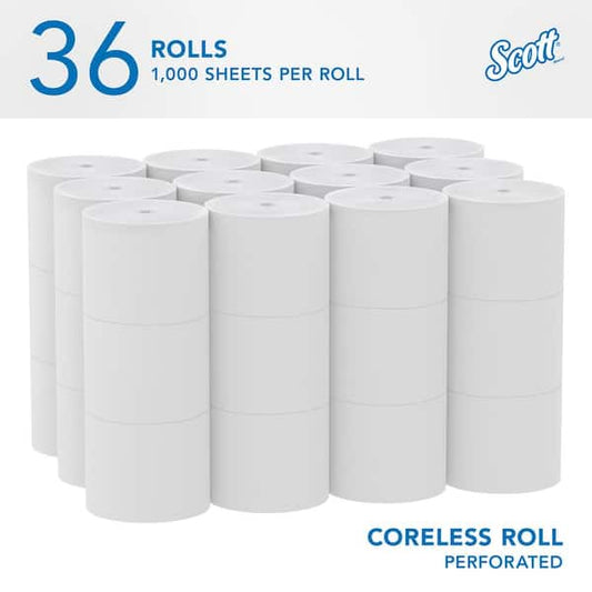 Kimberly-Clark Professional Scott Coreless Standardbathroom Tissue - 04007