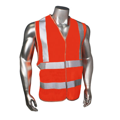 Radwear USA HV-6ANSI-2H - Type R Class 2 2.7oz Micro Mesh Safety Vest - Hi-Vis Orange