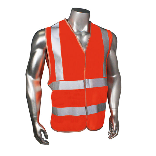 Radwear USA HV-6ANSI-2H - Type R Class 2 2.7oz Micro Mesh Safety Vest - Hi-Vis Orange
