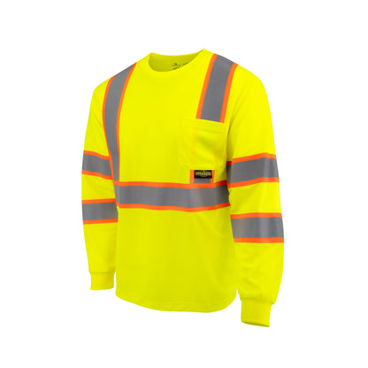 Radians ST41-3 - Class 3 Mesh Long Sleeve T-Shirt with Contrast Trim - additional view