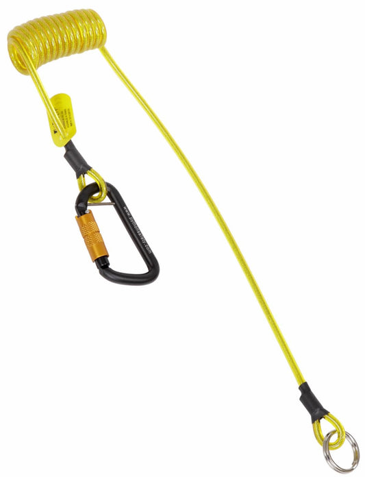 3M™ Hook2Quick-Ring Coil Tool Tether 1500066, 2 lb Capacity, 3 - 62 in, 10 ea/Pack