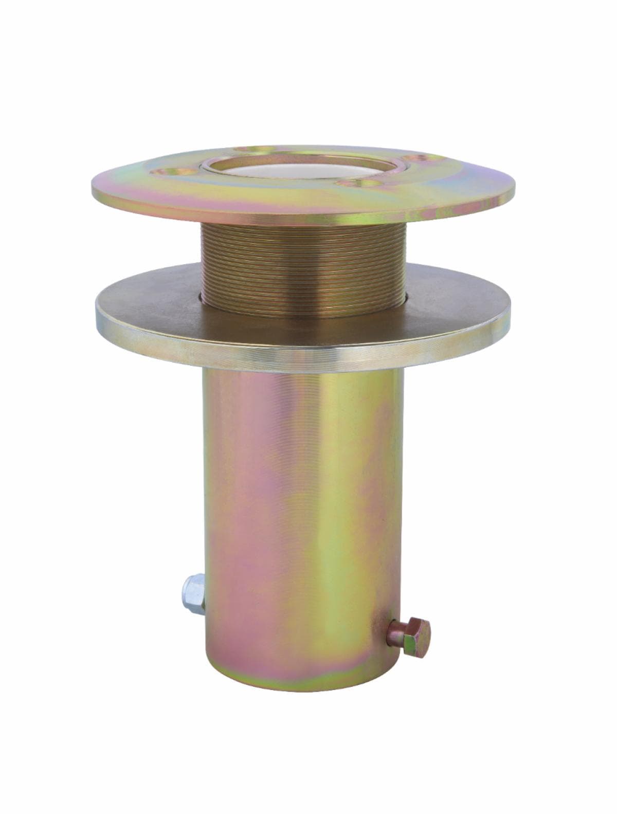 3M™ DBI-SALA® Confined Space Permanent Deck Mount Sleeve Legacy Davit Mast Base 8515162, Zinc Plated Steel