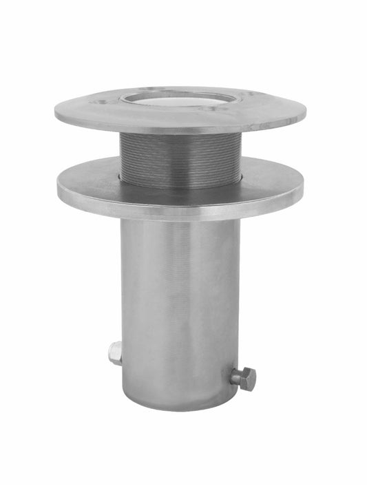 3M™ DBI-SALA® Confined Space Permanent Deck Mount Sleeve Legacy Davit Mast Base 8515834, Stainless Steel