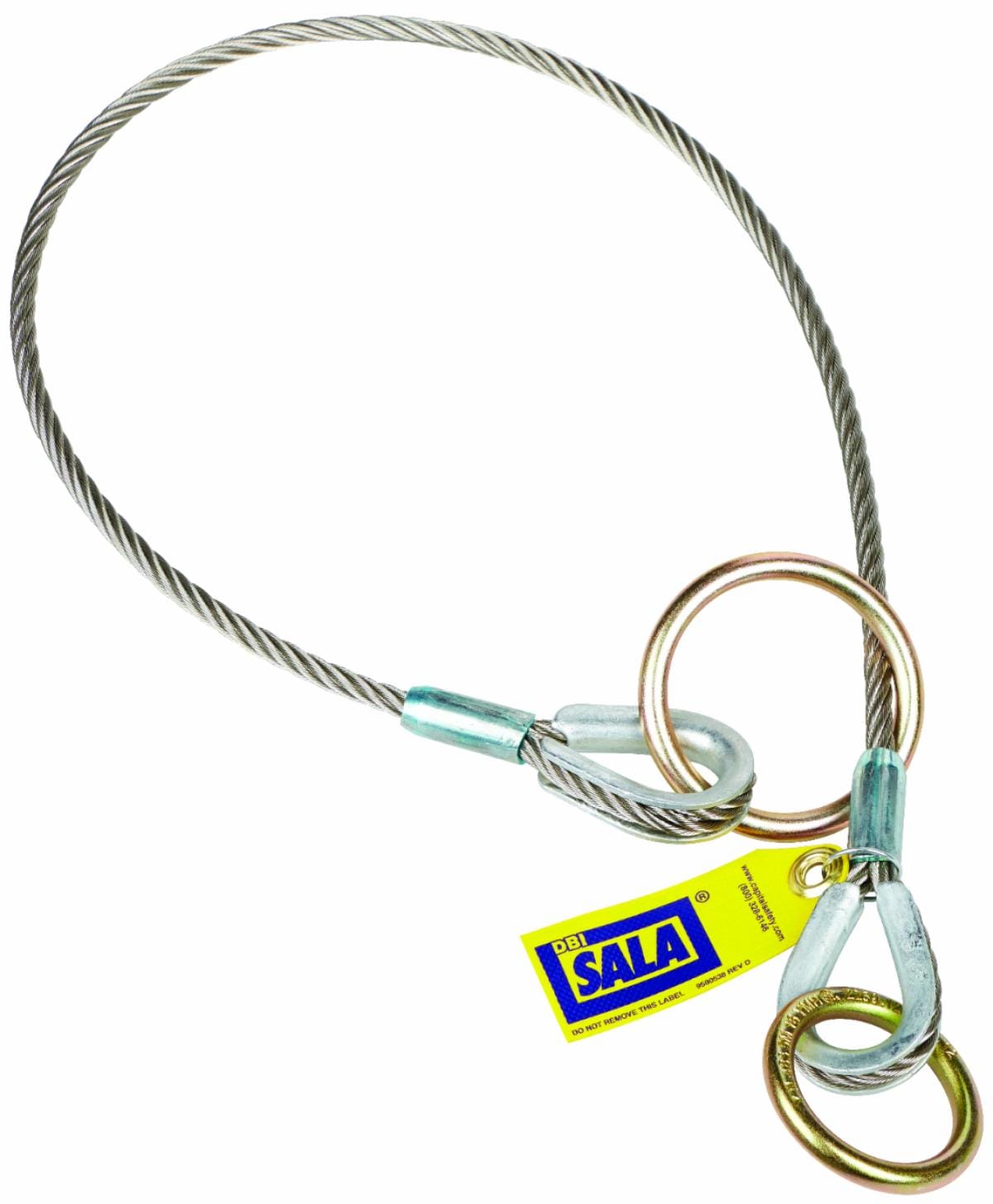 3M DBI-SALA O-ring Extension Anchoraj408ag4 Galvanized Steel 4 ft
