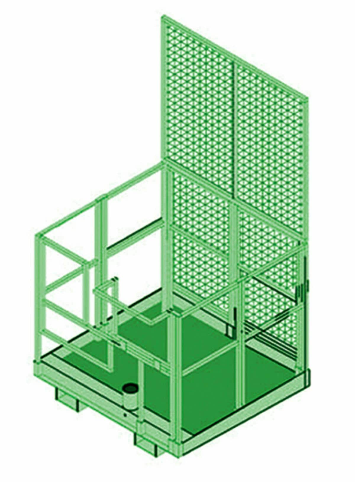 3M DBI-SALA Integrated Forklift Basket Davit