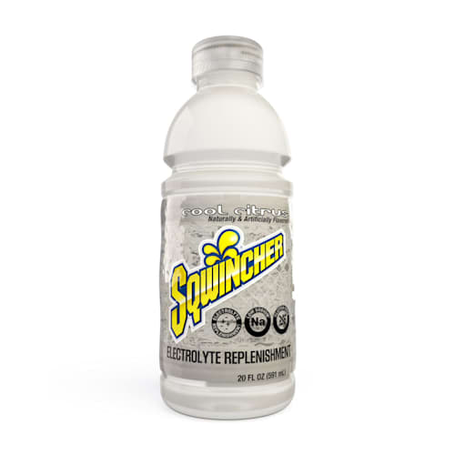 Sqwincher Cool Citrus electrolyte drink 20 oz bottle