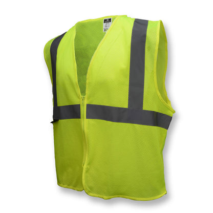 Radians SVE1 - Economy Type R Class 2 Mesh Safety Vest - Hi-Vis Green