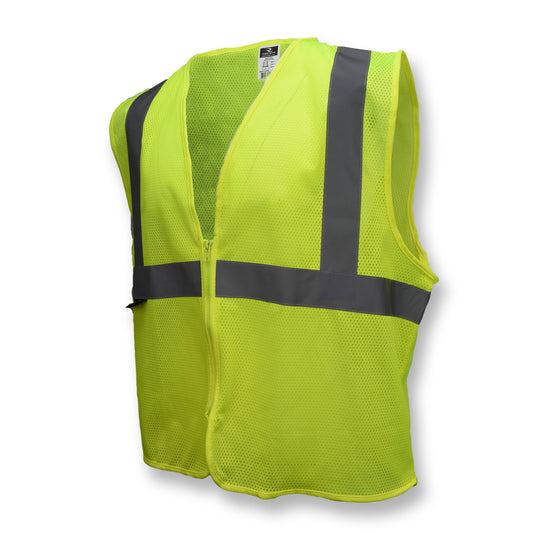 Radians SVE1 - Economy Type R Class 2 Mesh Safety Vest - Hi-Vis Green