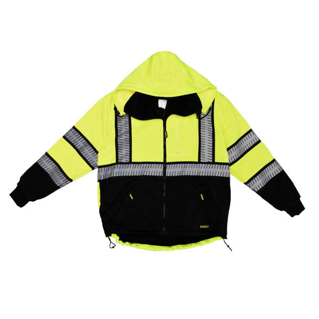 DEWALT DSJ32-3 Deluxe Zip Front Class 3 Hoodie