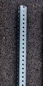 ZING Sign Base Post, 5, Galvanized Perfed Steel - 7475