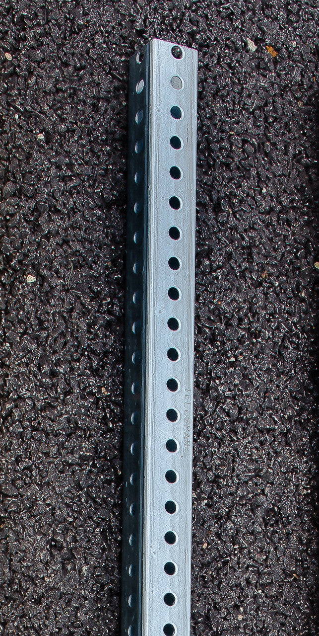 ZING Sign Base Post, 5, Galvanized Perfed Steel - official Zing product image 1