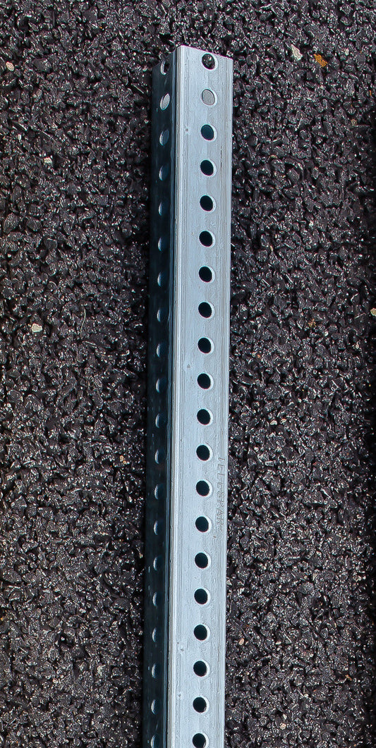 ZING Sign Base Post, 5, Galvanized Perfed Steel - official Zing product image 1