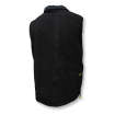 DEWALT Men's Heated Reversible Fleece Vest Kitted Black