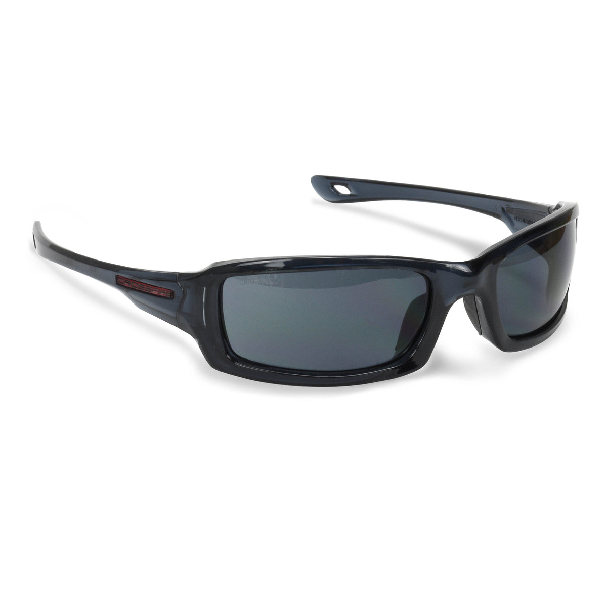 Crossfire M6A - Premium Safety Eyewear - Crystal Black Frame - Smoke Lens - additional view