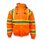 Radians SJ11QX-3 Class 3 X-Back Quilted Bomber Jacket with Hood