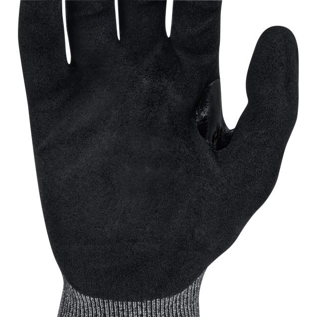Radians RWG589 Cut Protection Level A9 Sandy Foam Nitrile Coated Glove