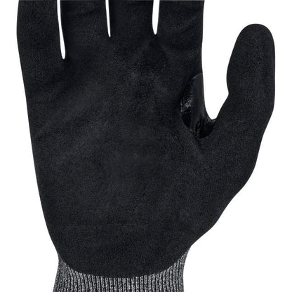 Radians RWG589 Cut Protection Level A9 Sandy Foam Nitrile Coated Glove