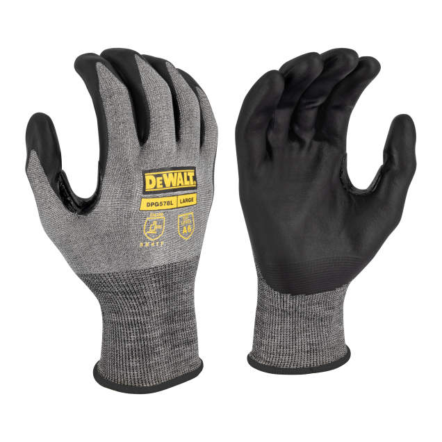 DEWALT DPG578 Touchscreen Foam Nitrile A6 Cut Glove