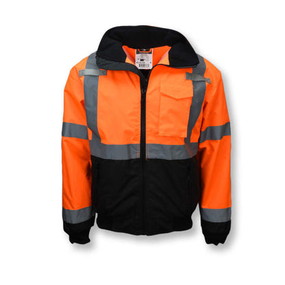 Radians SJ110B Class 3 Two-in-One High Visibility Bomber Safety Jacket