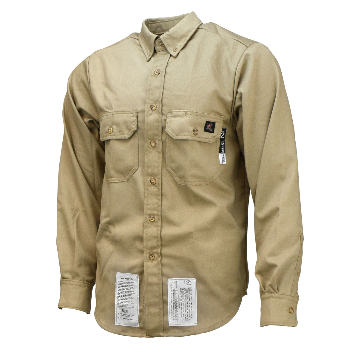 Neese VU7SH - 7 oz Ultra-Soft FR Shirt (CAT 2) - Khaki