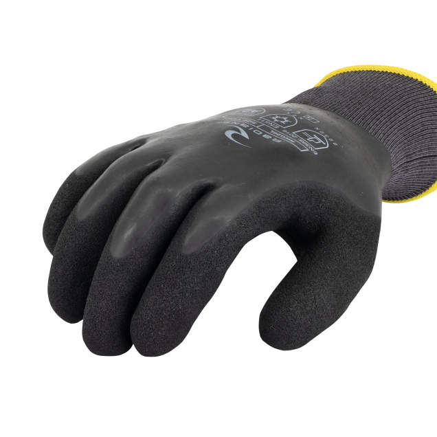 Radians RWG28 Cut Protection Level A2 Dipped Waterproof Winter Gripper Glove
