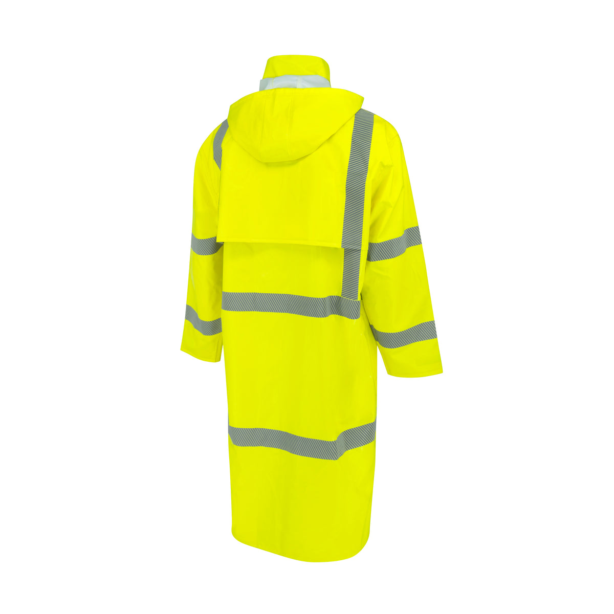 Radians RW08C - Class 3 Self-Extinguishing Raincoat - Lime - additional view