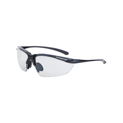 Crossfire SNIPER - Premium Safety Eyewear - Crystal Brown Frame - HD Brown Mirror Lens - Shiny Pearl Gray / I/O