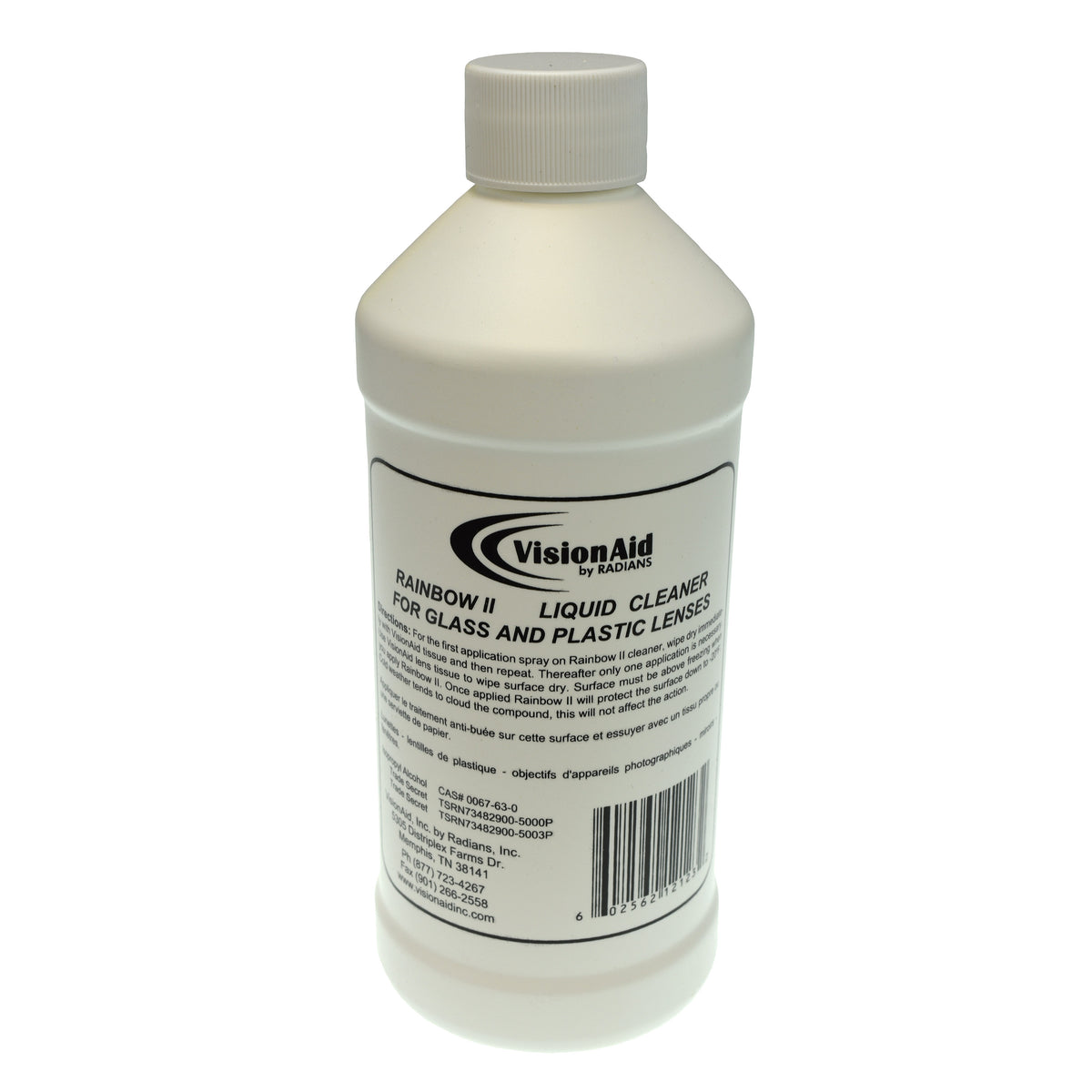 Vision Aid 1LCL211 - Lens Cleaning Liquid - 2 oz w/Flip Top Cap -
