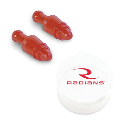 Radians JP3000ID - Snug Plug Earplugs - Uncorded - In Case - Red