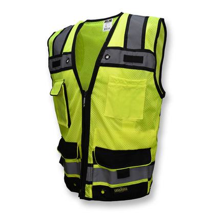 Radians SV65 - Type R Class 2 Heavy Duty Mesh Surveyor with Zipper - Hi-Vis Green