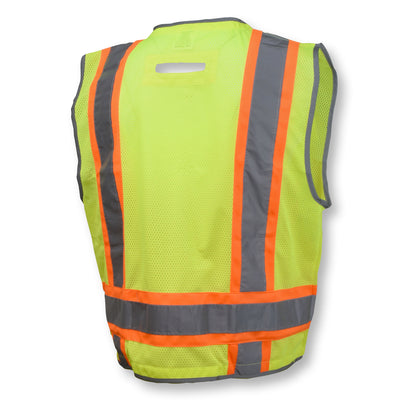 Radians SV6H - Type R Class 2 Heavy Duty Two Tone Mesh Surveyor Vest with Solid Pockets - additional view