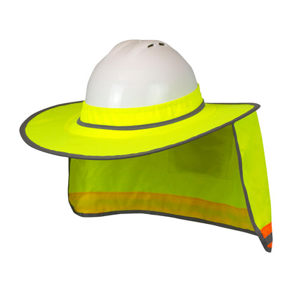 Radians RHHS-01 - Hi-Vis Collapsible Hard Hat Shade - Hi-Vis Green