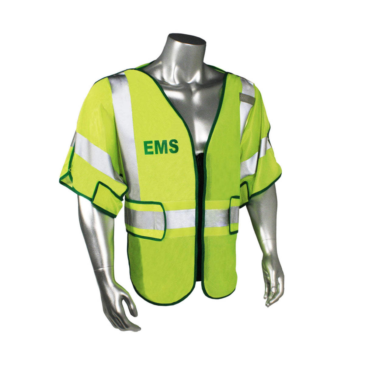 Radwear USA LHV-PS3-DSZR - Class 3 Safety Vest - EMS - Hi-Vis Green