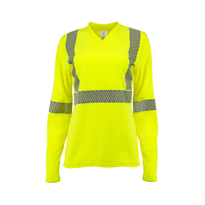 Radians ST921W - Women's Long Sleeve FR T-shirt with Class 3 Segmented Reflective Tape - additional view
